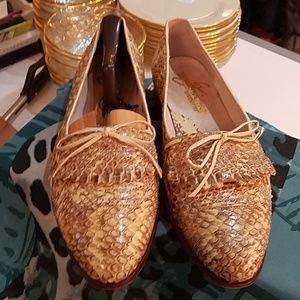 Giorgio Brutini men's snake skin loafers, men's